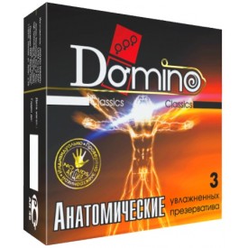 Презервативы анатомической формы Domino "Анатомические" - 3 шт.