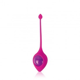 Розовый вагинальный шарик Cosmo с хвостиком
